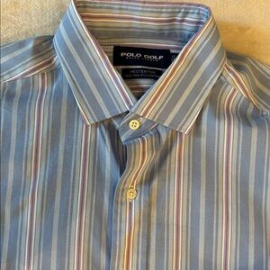 Polo Ralph Lauren Big Shirt Button Down Shirt Mens XL Heritage Performance Golf